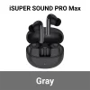 หูฟังบลูทูธไร้สาย iSUPER SOUND PRO Max สีเทา