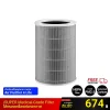 ไส้กรองอากาศ iSUPER Air Purifier Medical Grade สีเทา Filter สำหรับ Xiaomi Air Purifier 4 Lite
