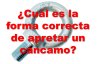 ¿Cuál es la forma correcta de apretar un cáncamo? ¿Cuál es la forma correcta de apretar un cáncamo?