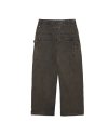 Double Knee Washed Brown Jean