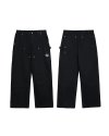 Restock Double Knee Black Jean