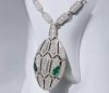Bvlgari Serpenti 15.25ctw Diamond & 18K Necklace