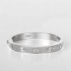 LOVE bracelet, classic model, paved, ceramic