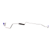 แป๊บ 5/16  TOYOTA  AT190 1993-1994  ST191  1993-1994 134a ดราย-ตู้ มีกระจก (เส้นที่3)