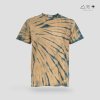 เสื้อยืดมัดย้อมสีธรรมชาติ ครามลายเสือ