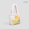 ECO กระเป๋า TOTE บุนุ่ม เล็ก สีใยฝ้าย