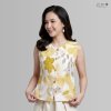ECO เสื้อแขนกุด ญ กระดุมหน้า สีใยฝ้าย