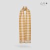 ผ้าพันคอฝ้ายทอมือย้อมสีธรรมชาติ 004 ลายตาราง-02