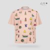 เสื้อยืด Oversized นครพนม Soft Power - ช สีพีช