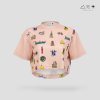 เสื้อครอป Oversized นครพนม Soft Power - ญ สีพีช