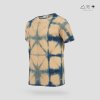 เสื้อยืดมัดย้อมสีธรรมชาติ ลายโอริกามิ เปลือกไม้
