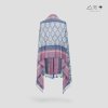 ผ้าคลุมไหล่มัดหมี่ย้อมคราม/ สีธรรมชาติ 001