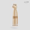 ผ้าพันคอฝ้ายทอมือย้อมสีธรรมชาติ 002 ลายทาง-02