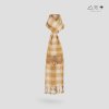 ผ้าพันคอฝ้ายทอมือย้อมสีธรรมชาติ 004 ลายตาราง-02