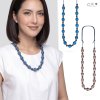 สร้อยคอ กระสวยฝ้ายย้อมสีธรรมชาติ C