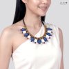 สร้อยคอเชือกถัก กระสวยฝ้าย A