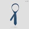 เนกไทผ้าทอมือลายราชวัตร 001 - คราม