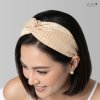 ผ้าคาดผมแบบไขว้ทอมือ ย้อมสีธรรมชาติ 003