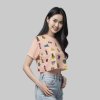 เสื้อครอป Oversized นครพนม Soft Power - ญ สีพีช