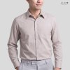 เสื้อเชิ้ต ช แขนยาว ผ้าทอมือ เทา