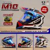 หมวกกันน็อค Adventure Touring SOMAN M10  BLUE RED MIRAGE