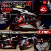 หมวกกันน็อคเต็มใบทัวร์ริ่ง LS2 MX702 PIONEER ll Meridian Black Light Grey Red