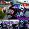 หมวกกันน็อกครึ่งใบ NHK S1 GP ลาย Mural Black/Tosca Gloss