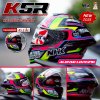 หมวกกันน็อกเต็มใบ NHK K5R ลาย Alonso Lopez10 Gloss