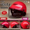 หมวกกันน็อกครึ่งใบ INDEX LADY สีชมพู,สีส้ม