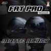 หมวกกันน็อกเต็มใบ ID FRT PRO ลาย ดำกึ่งเงากึ่งด้าน สีพื้น