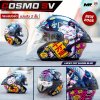 หมวกกันน็อกครึ่งใบ MT Cosmo SV ลาย LUCKY CAT GLOSS BLUE