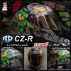 หมวกกันน็อกเต็มใบ RD CZR ลาย RAPTER เทาแลมโบ