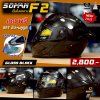 หมวกกันน็อกยกคาง Soman F2 ลาย Shinning Black