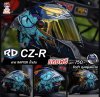 หมวกกันน็อกเต็มใบ RD CZR ลาย RAPTER น้ำเงิน