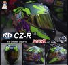 หมวกกันน็อกเต็มใบ RD CZR ลาย โจ๊กเกอร์ เขียวด้าน
