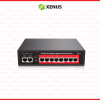 Xenus 8 Port Gigabit PoE Switch Cloud Managed + 2 Uplink