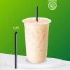 Plastic Straw Black 6 mm