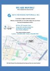 Getz Advanced Materials, Inc. has moved to a new location.