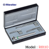 เครื่องมือส่องหลอดลม Laryngoscope รุ่น R8110 Miller (Fiber Optic) blade ตรง 0,1,2 XL 2.5V AA Handle (แบบไม่หุ้มท่อนำแสง) Riester , Germany