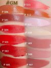 สีสักปาก GM รุ่นใหม่ เชื้อน้ำกึ่งน้ำมัน15ml (P501-P513)