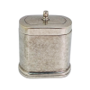 Pewter Cotton Box w/ Lid