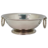 Pewter Bowl 21 cms. w/ Base and Handle