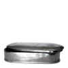 Pewter Oval Box Plain size XL