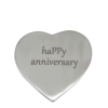 Pewter Heart Shaped Wedding Gift