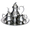 Pewter Coffee & Tea Full Set