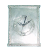 Table Square Clock / Pewter Décor