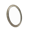 Pewter Oval Photo Frame