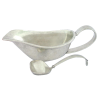 Pewter Gravy Boat w/ Spoon