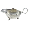 Pewter Gravy Boat W/ Leg