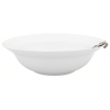 Porcelain Vegetable Bowl w/Pewter_Ginkgo Leaf